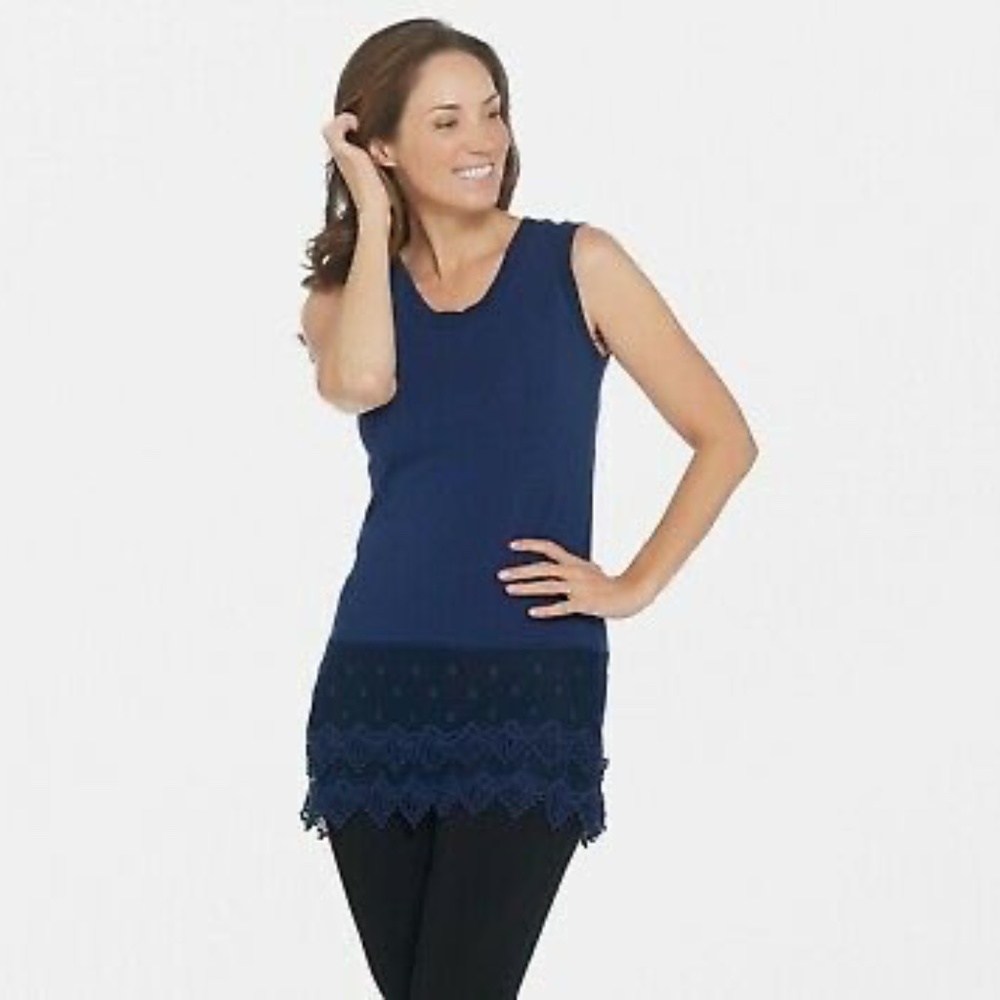 New Kathleen Kirkwood Tank with Lace Extender